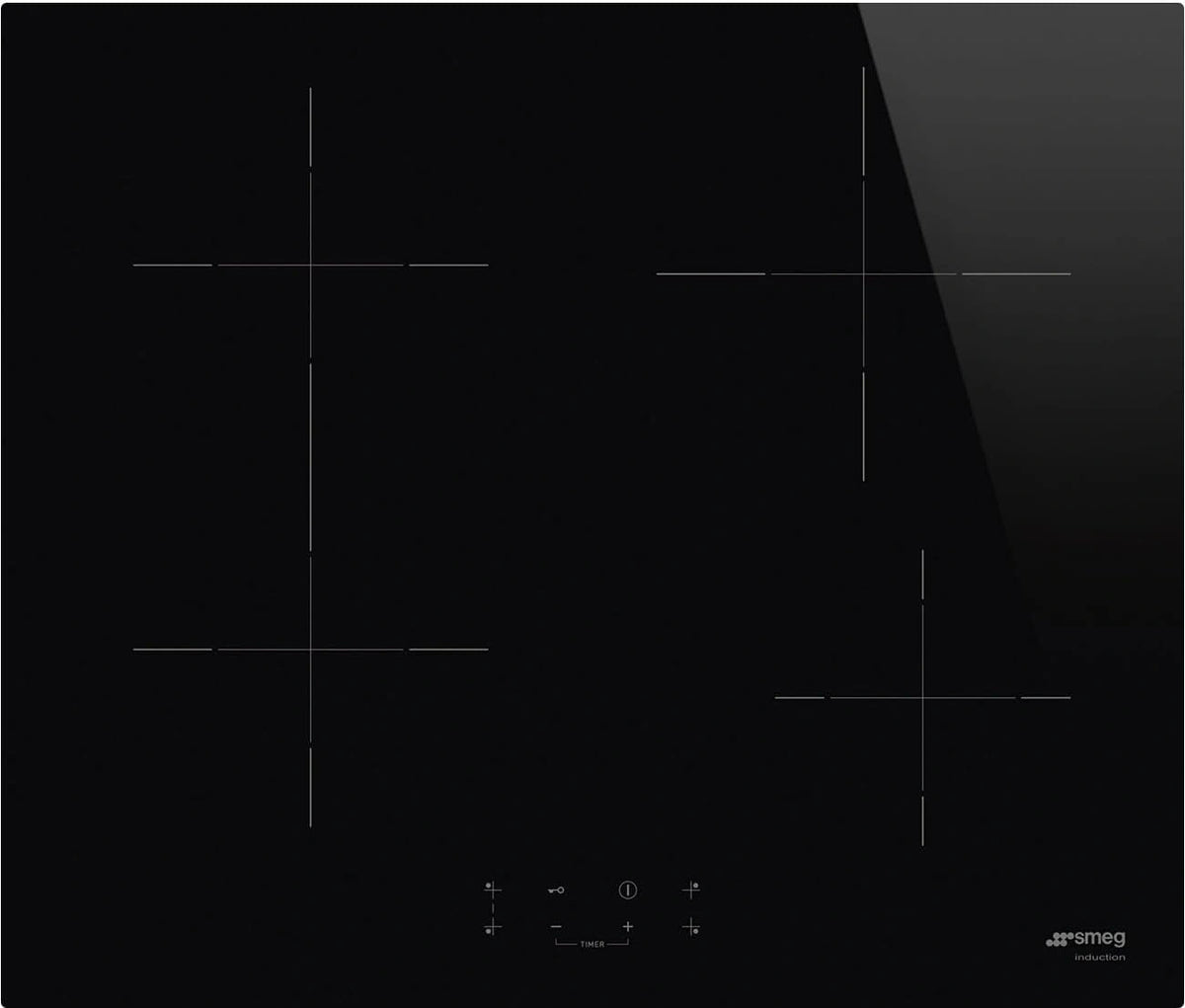 Smeg SI1B2642D, Piano cottura a induzione, Nero