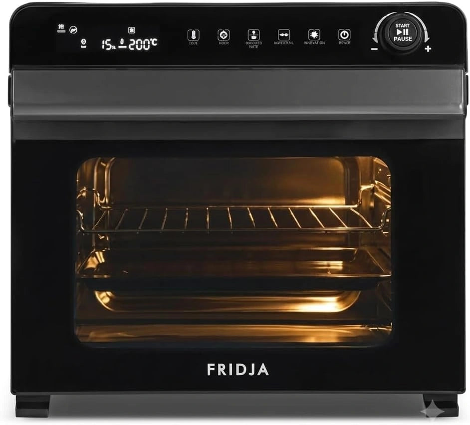 Fridja F77, Friggitrice ad aria, 30L, a LED, con controllo intelligente, Argento