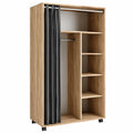 Armadio versatile Doros con ruote, 100x168 cm, Sonoma