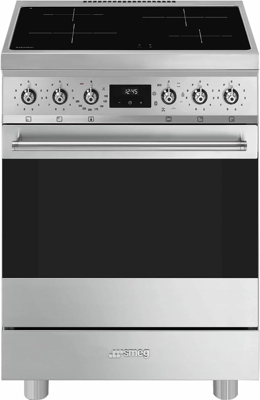 SMEG CUCINA C6IMXM2, Piano cottura a induzione, 60 CM, Argento