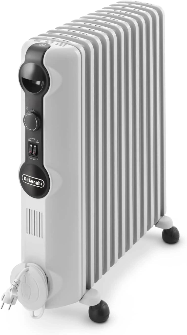 De'Longhi, Riscaldatore elettrico, 2500W, portatile, Bianco