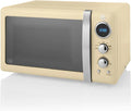 Swan, Forno a microonde, 20L, 27 cm, con timer, Bianco