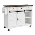 Carrello da cucina multifunzione con piano estensibile e cassetti
