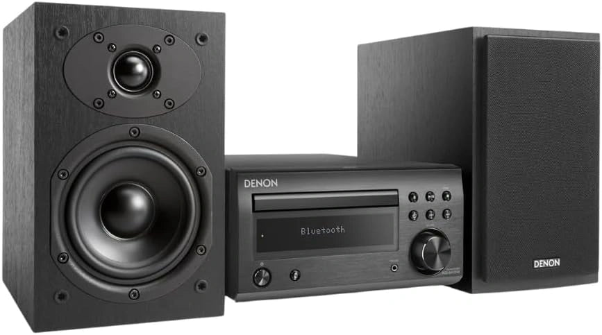 Denon D-M41DAB, Prodotto per casa e tempo libero, con Bluetooth, Nero