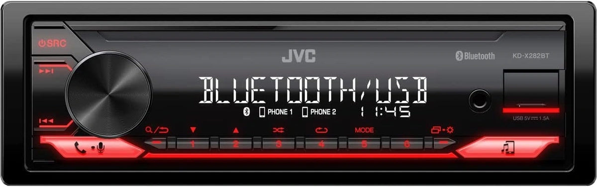 JVC KD-X282BT, Prodotto per casa e tempo libero, con Bluetooth, con controllo intelligente