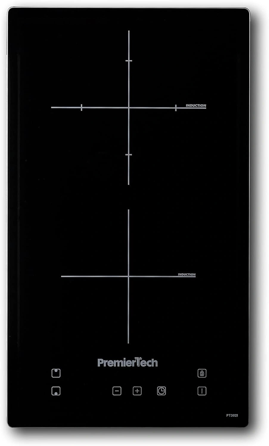 PremierTech, Piano cottura a induzione, 30cm, Nero