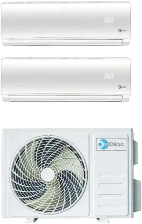 Climatizzatore split, 12000 Btu, con Wi-Fi, con tecnologia inverter