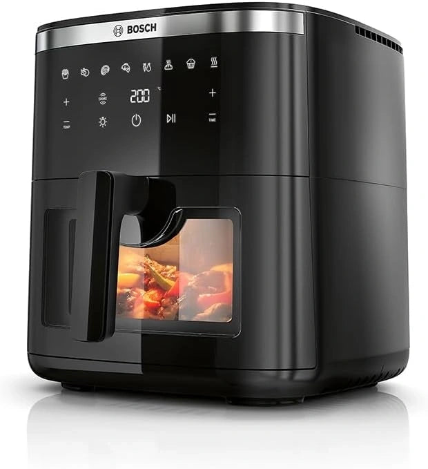 Bosch MAF671B0, Friggitrice ad aria, 7,2 Litri, Nero