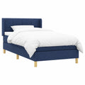 Set Camera da Letto Completa: Letto Matrimoniale con Materasso Blu 100x200 cm