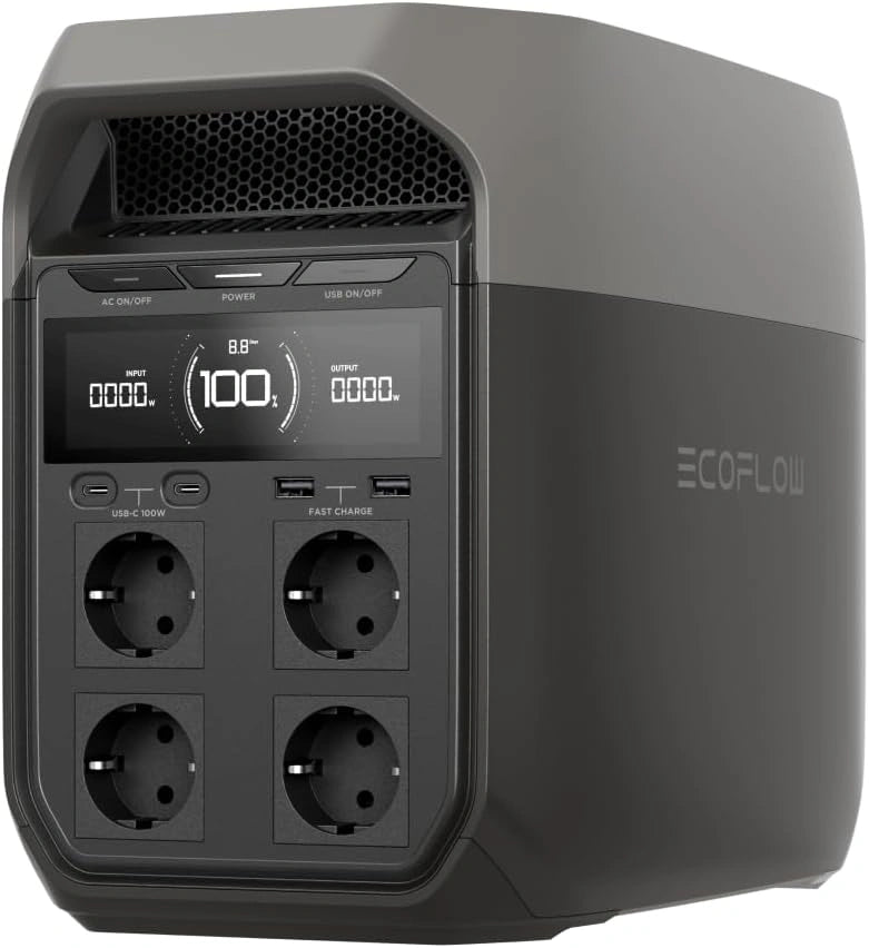 EcoFlow, Stazione di alimentazione portatile, 1024Wh, portatile