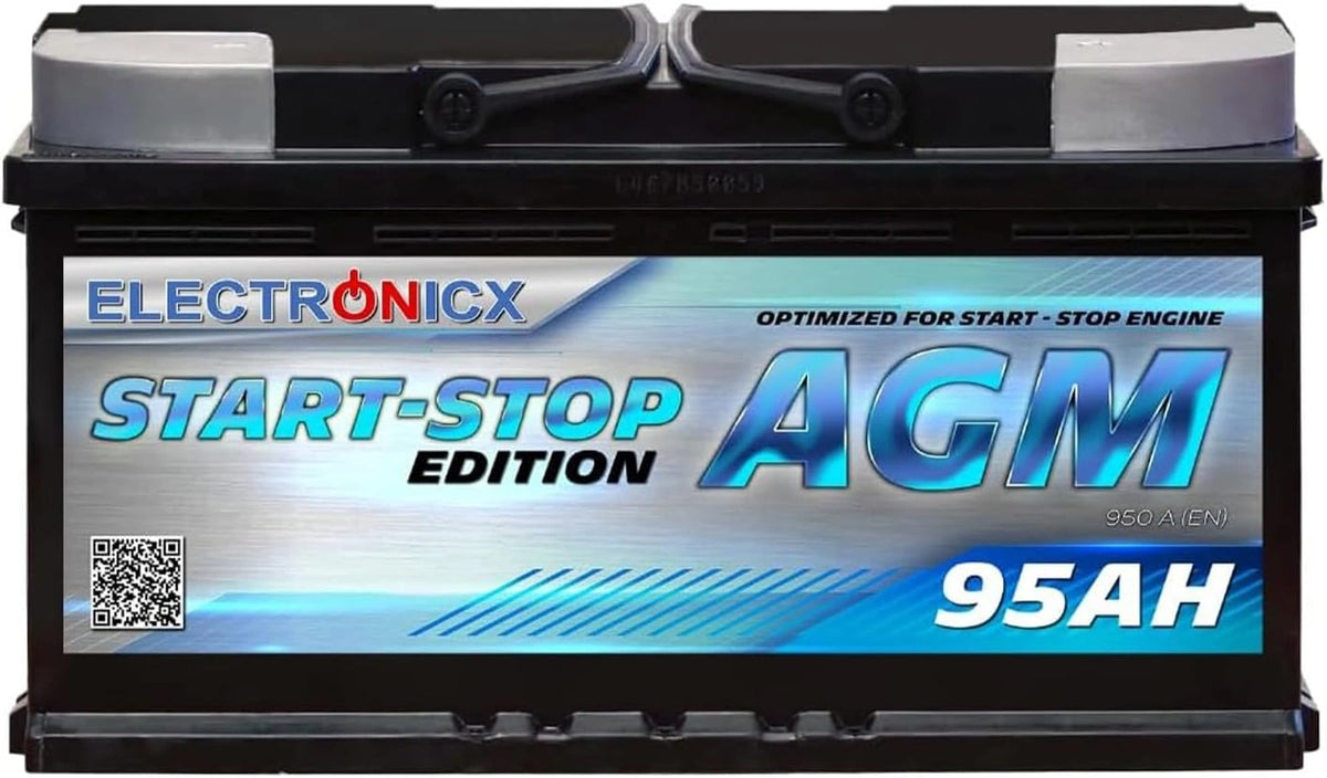 Electronicx, Batteria ricaricabile, 95Ah, 12V