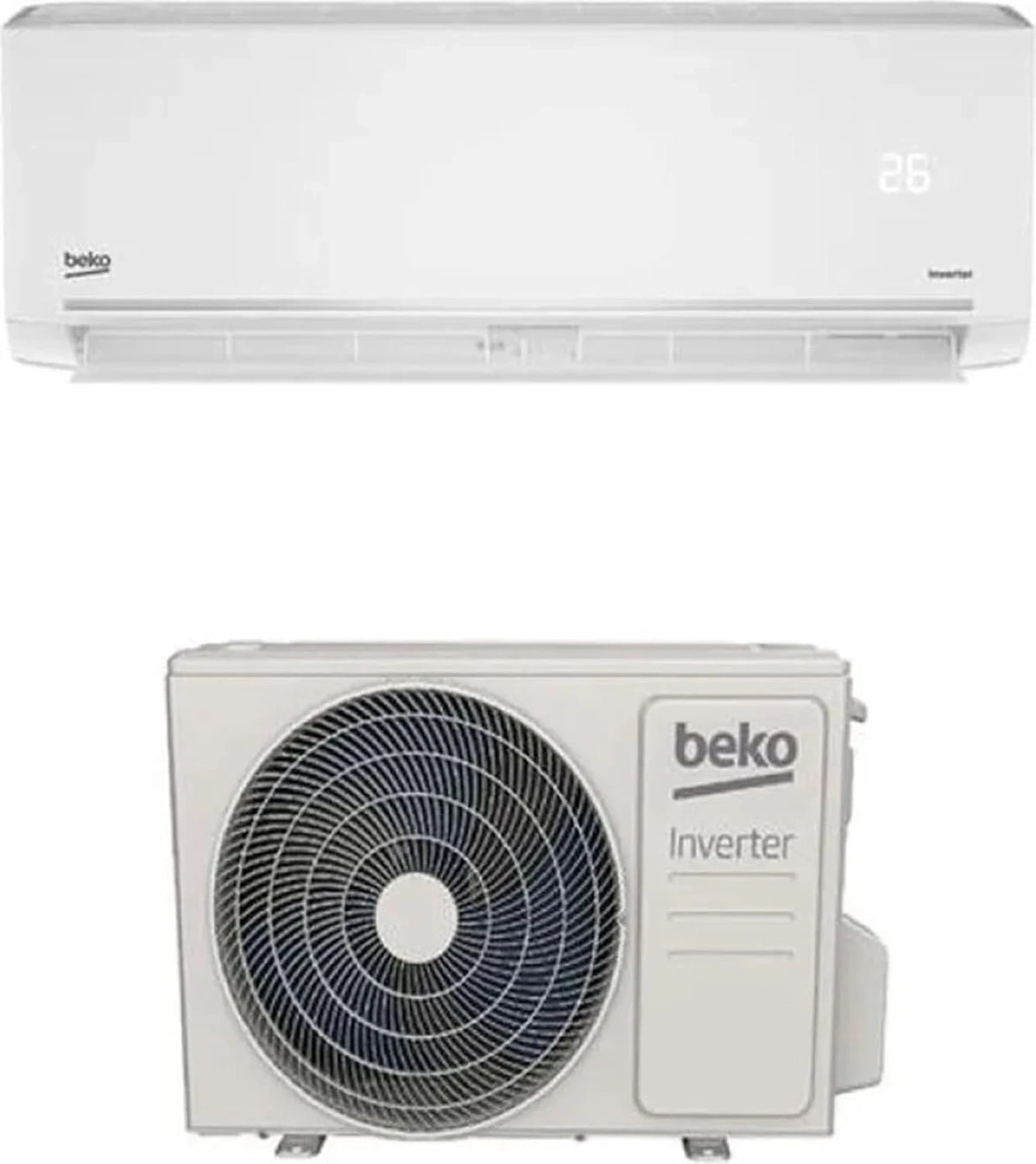 BEEPGH090+BEEPGH091, Climatizzatore split, 9000 Btu, con tecnologia inverter