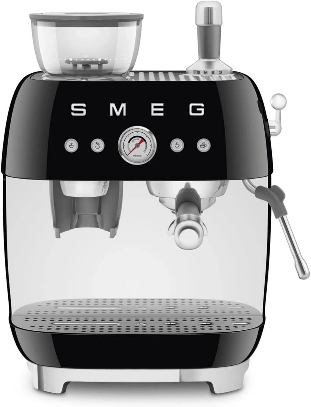 Smeg, Macchina da caffè, 1350W, 1 L, Nero