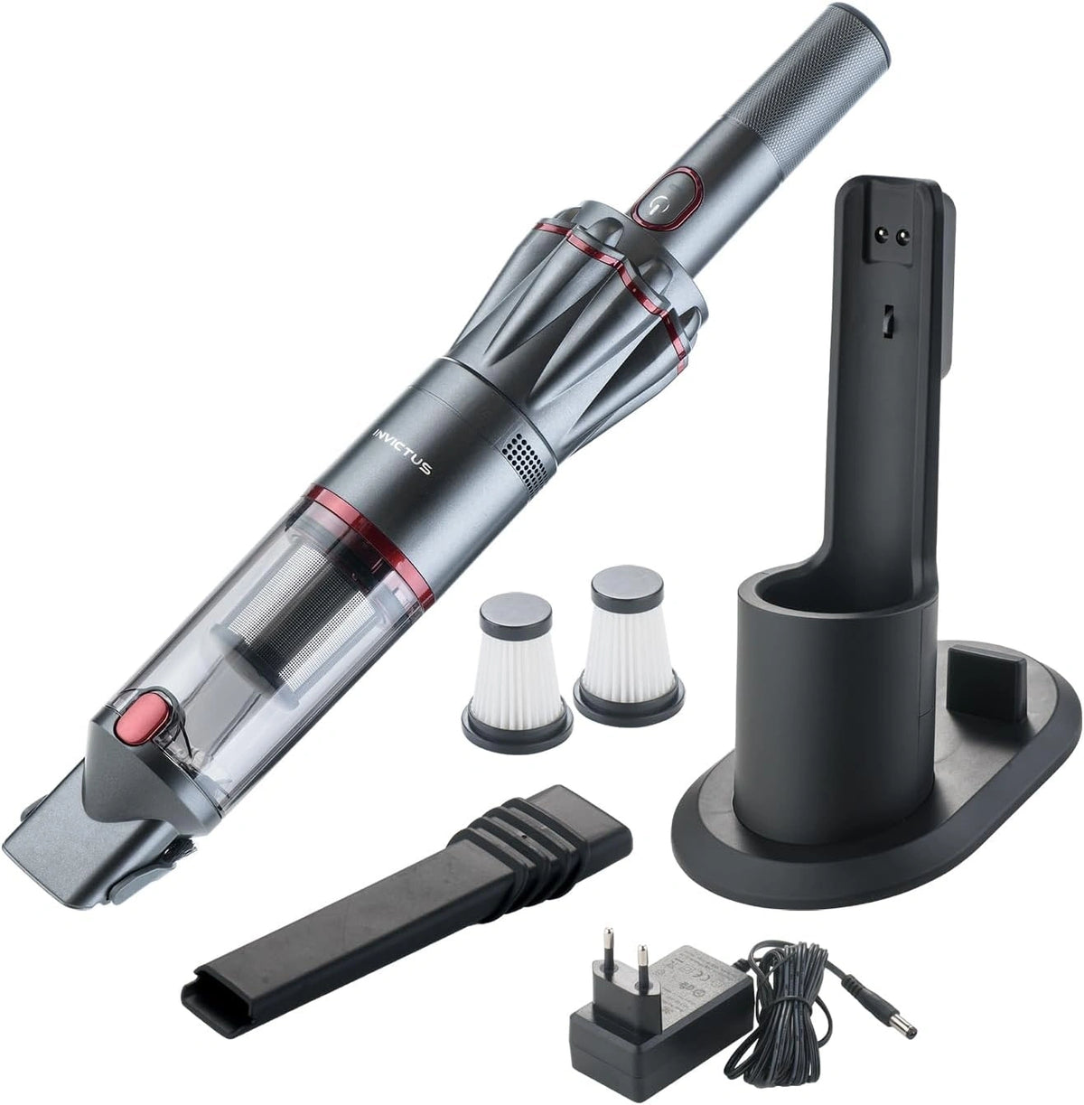 Genius A28178, Aspirapolvere, Nero/Argento