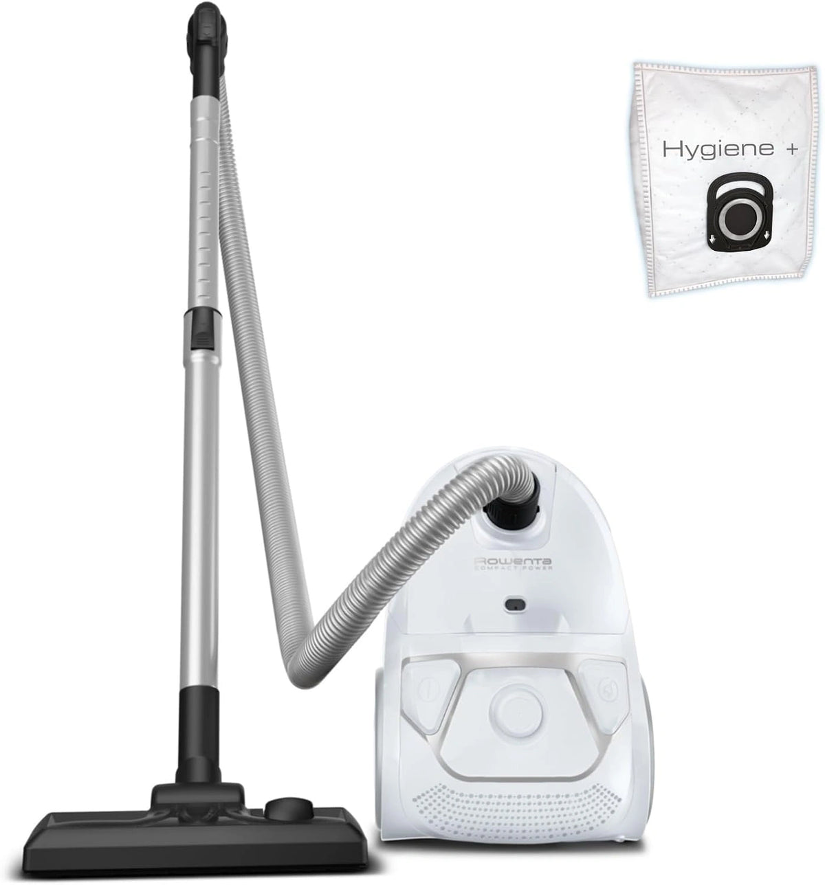 Rowenta, Aspirapolvere, 750 W, 3 L, Bianco