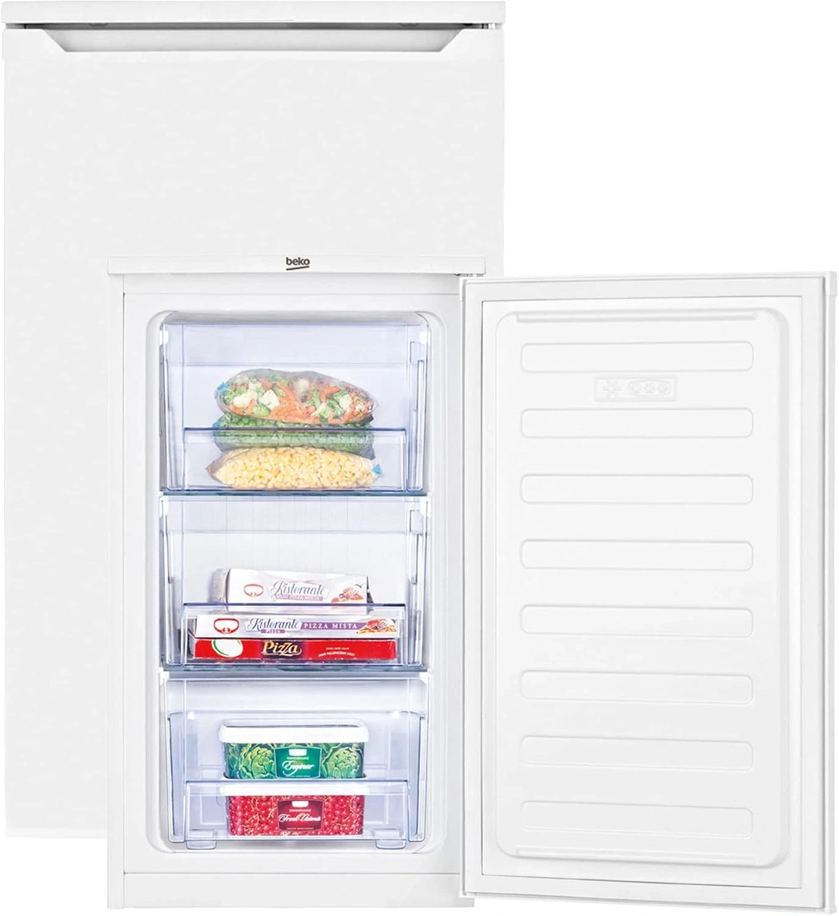 Beko FS166020, Congelatore, 65 L, Bianco
