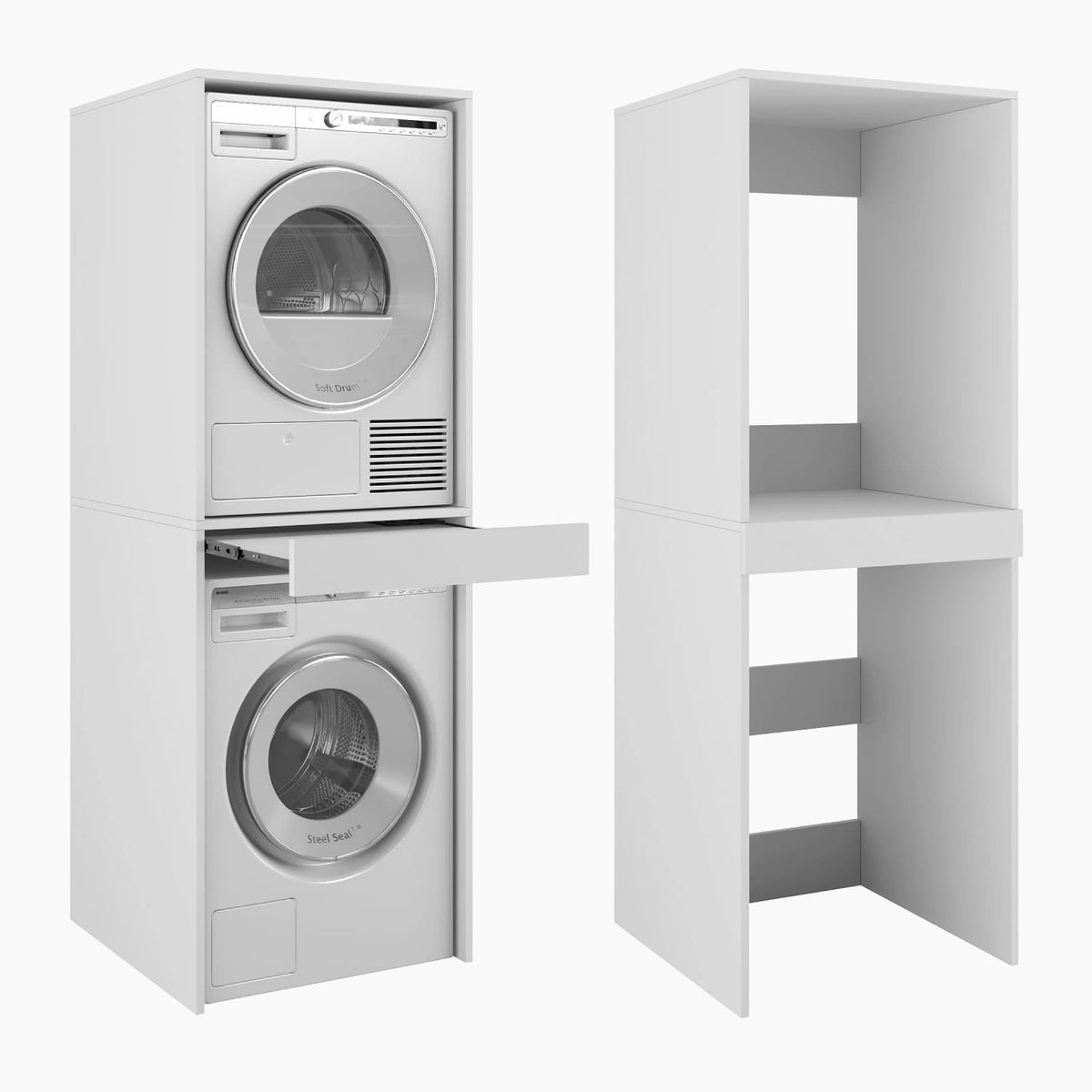 PLATAN ROOM, Lavatrice, 66 cm, Bianco