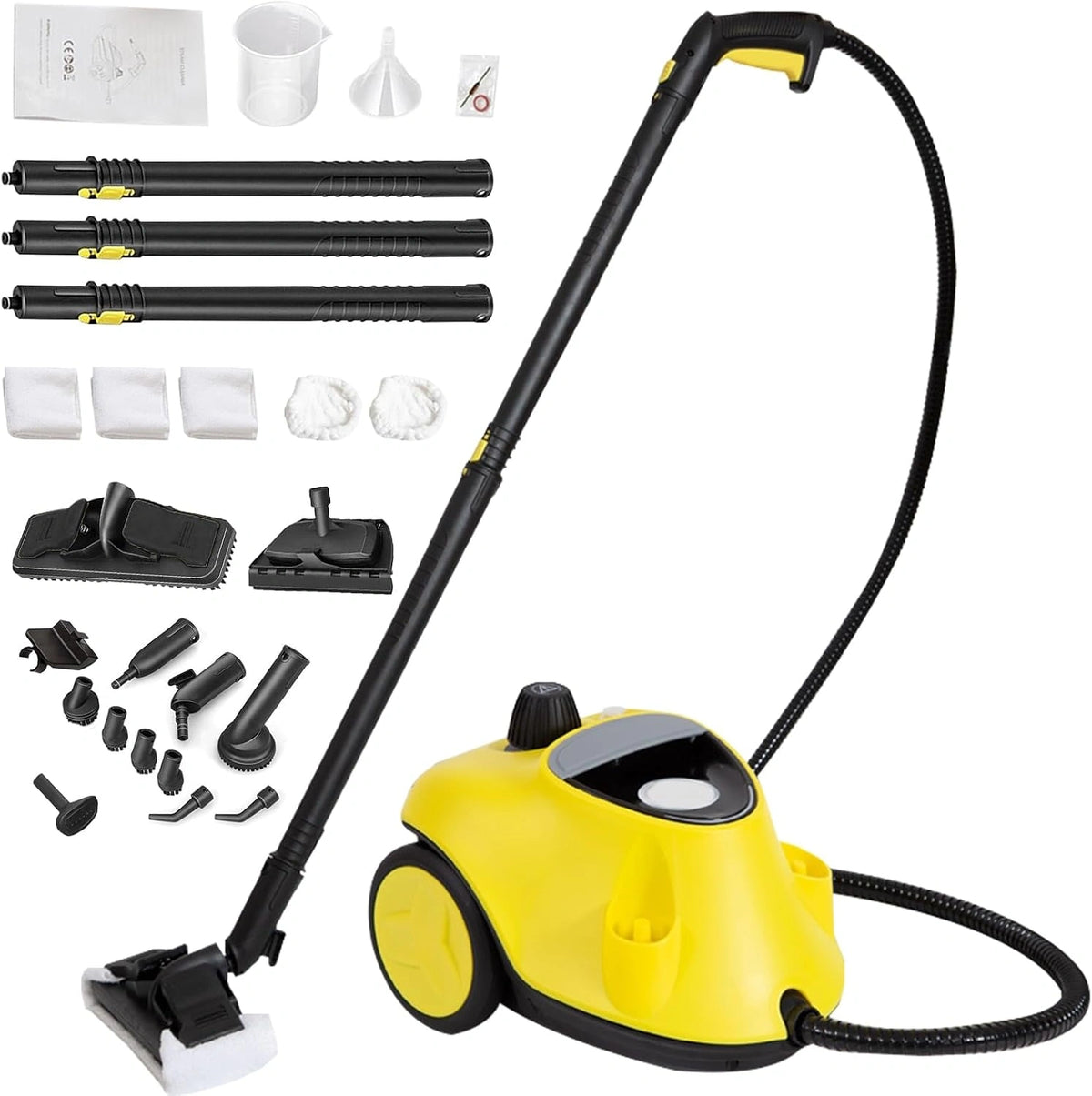 Pulitore, Prodotto per casa e tempo libero, 2100 W, 2,1 L, 5 bar, Nero