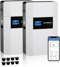 ECO-WORTHY, Batteria ricaricabile, 48V, 100Ah, con Wi-Fi, con Bluetooth