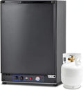 Smad, Frigorifero, 12V, 220V, 60 litri, silenzioso, Nero