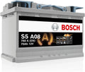 Bosch S5 A08, Batteria ricaricabile, 12 V