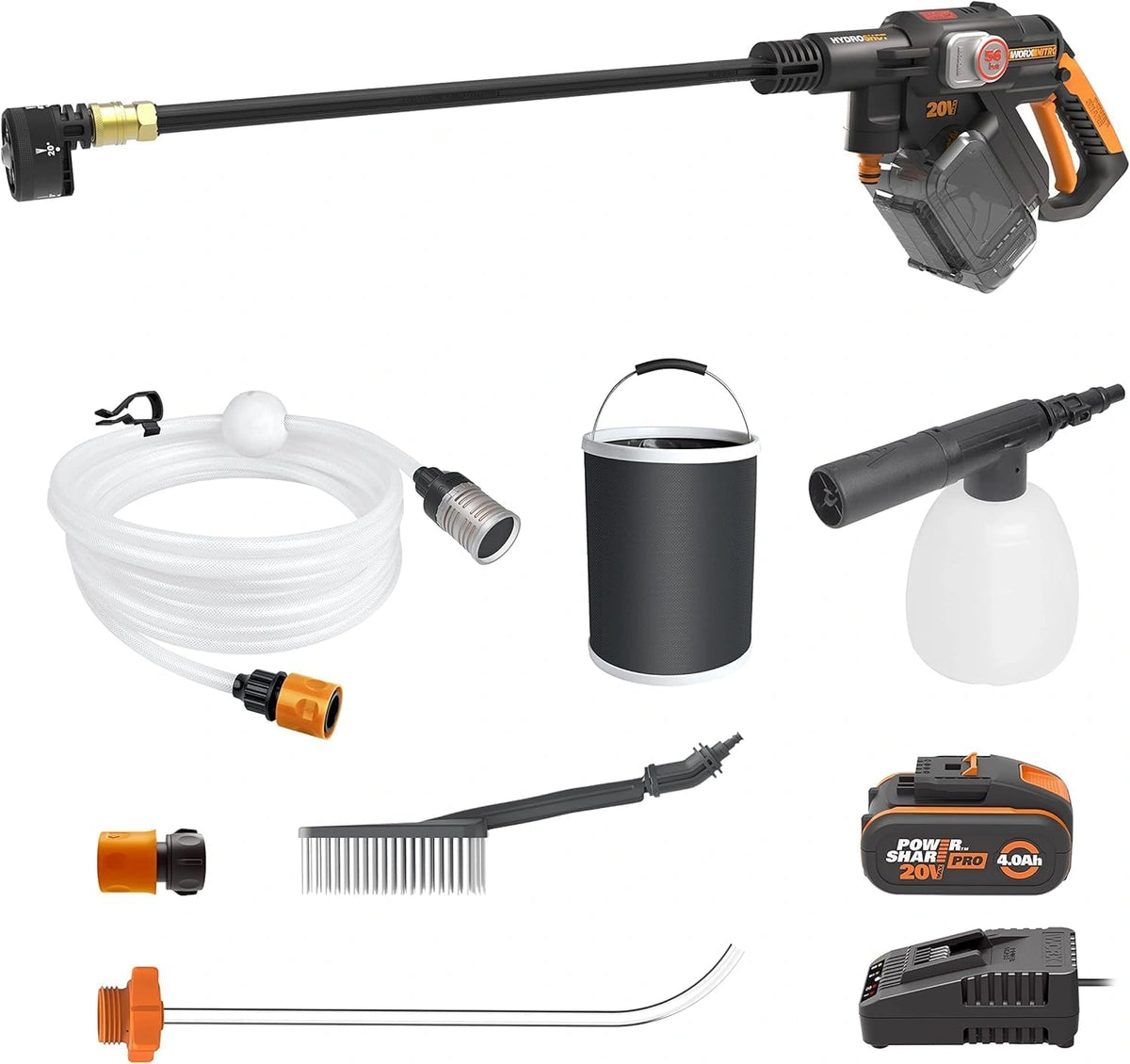 WORX WG633E.1, Batteria ricaricabile, 20V, 220L, 56 Bar