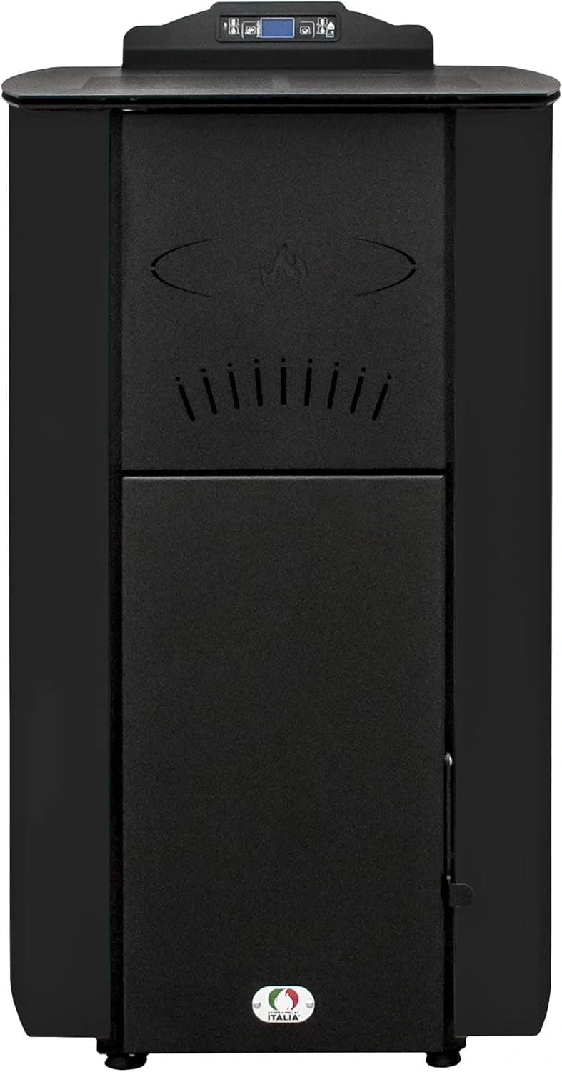 STUFE, Riscaldatore elettrico, 20 KW, con Wi-Fi, automatico, Nero