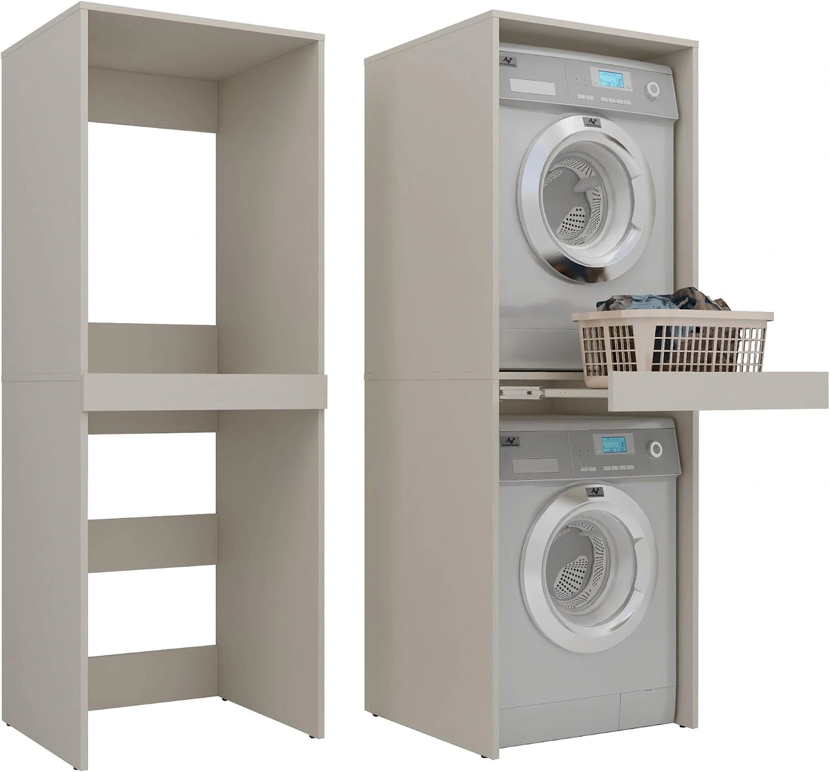 Mobile, Lavatrice, 66 cm, portatile, Beige