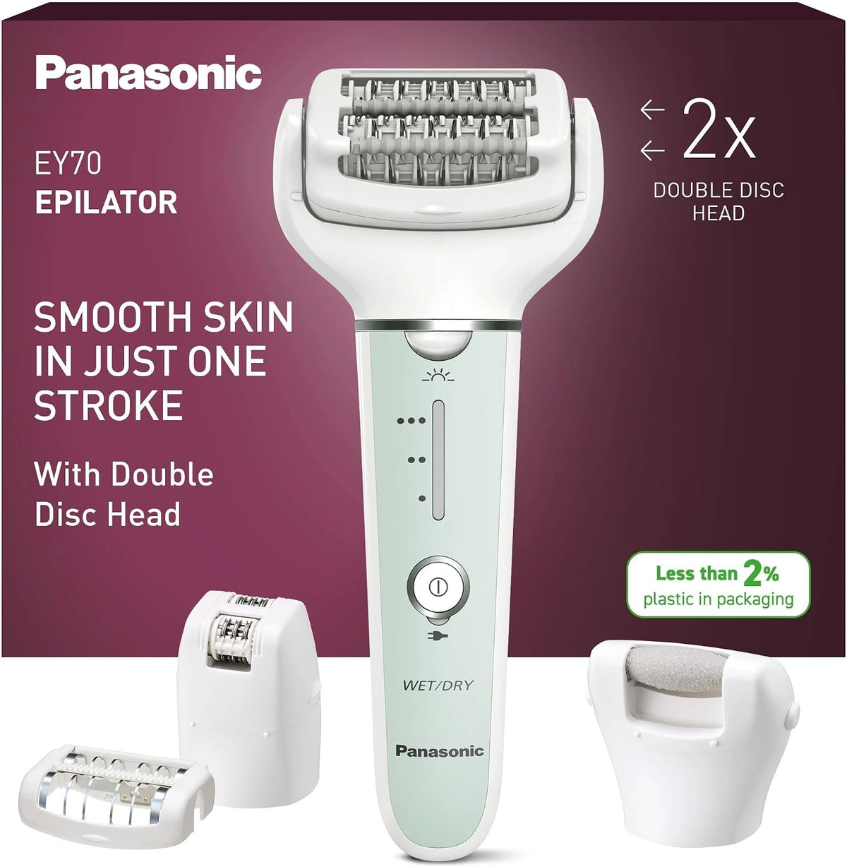 Panasonic ES-EY70-G503, Lampada LED, a LED, senza fili