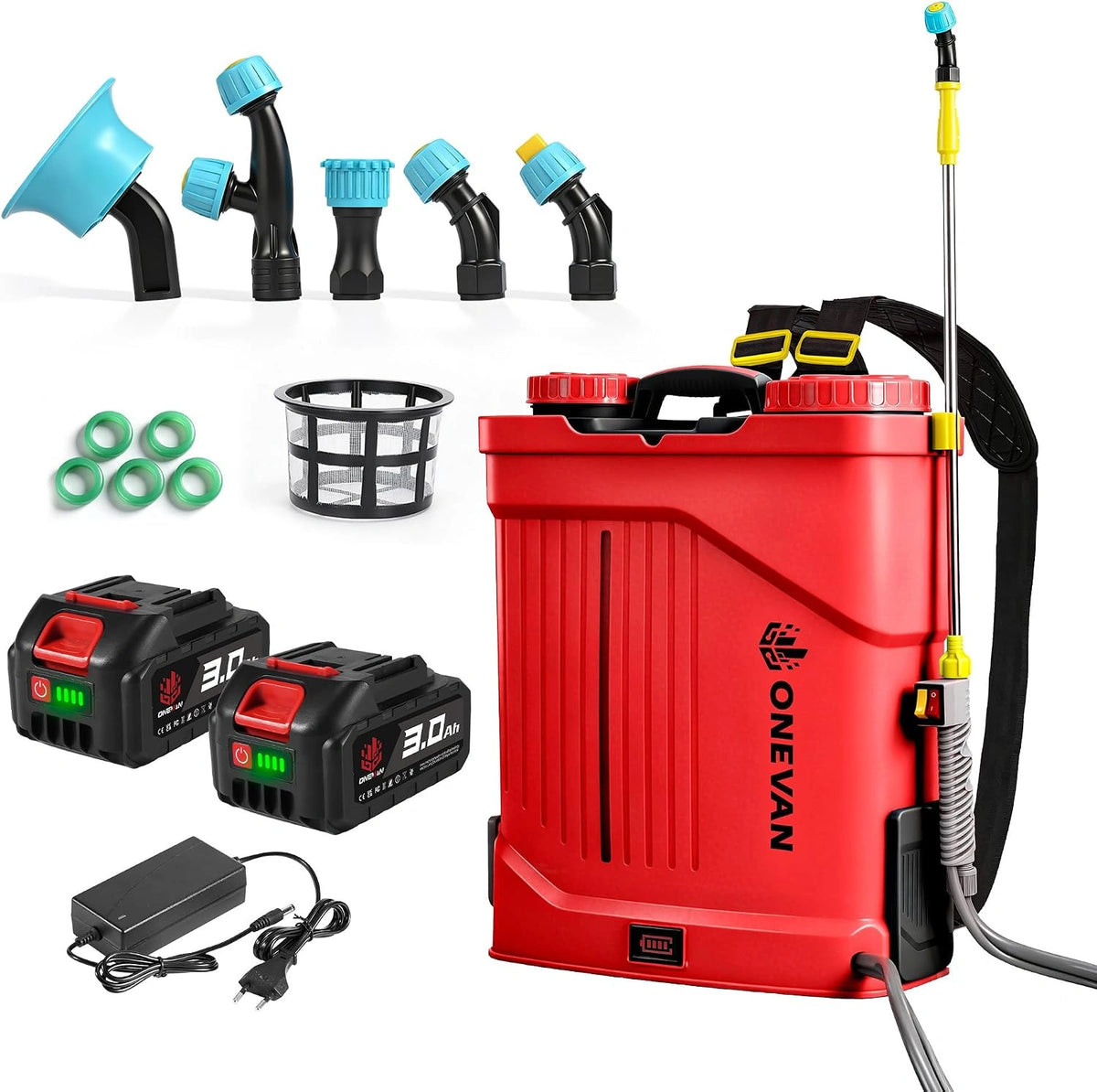 ONEVAN, Batteria ricaricabile, 20L