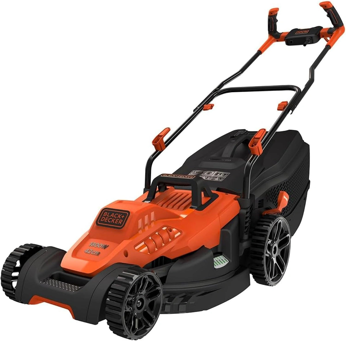 BLACK+DECKER, Tagliaerba, 1800W, 42cm, Nero