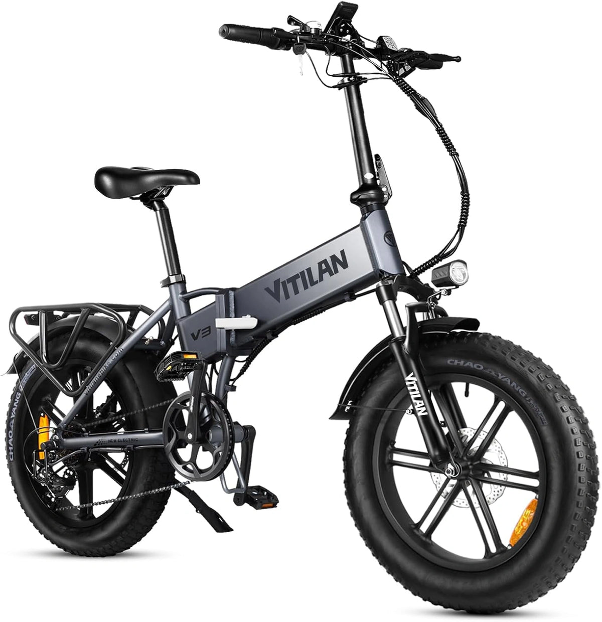 VITILAN V3, Bicicletta elettrica, 48V, 13Ah, 250W, pieghevole
