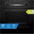 Bosch HQA574BB3, Forno elettrico, 60 cm, con display digitale, a LED, automatico, Nero/Rosso