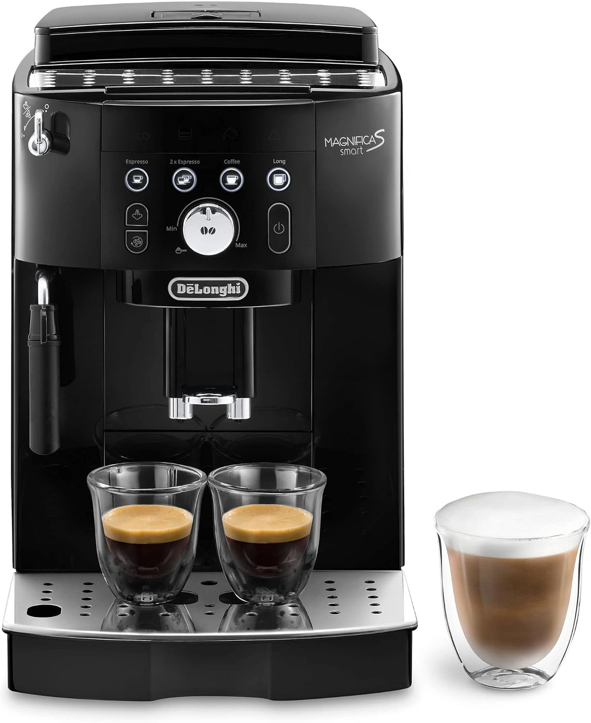 De'Longhi, Macchina da caffè, 1450 W, automatico, con controllo intelligente, Nero