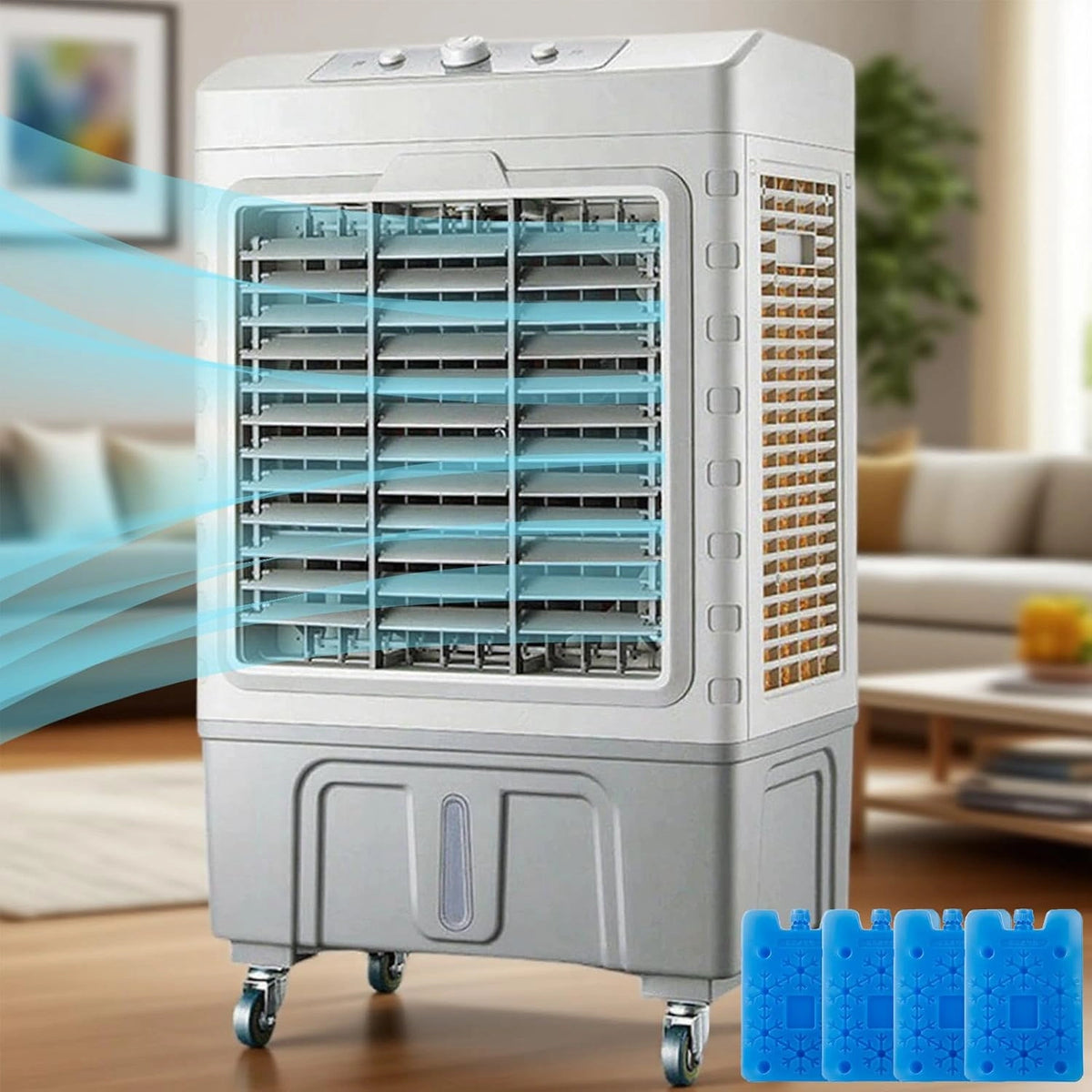 Raffrescatore, Ventilatore, 50 Litri, portatile