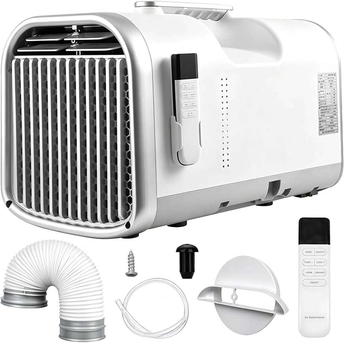 Climatizzatore portatile, 4400BTU, 5100BTU, 42dB, portatile, silenzioso