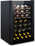 HCK, Frigorifero, 115L, 85 cm, silenzioso, Nero