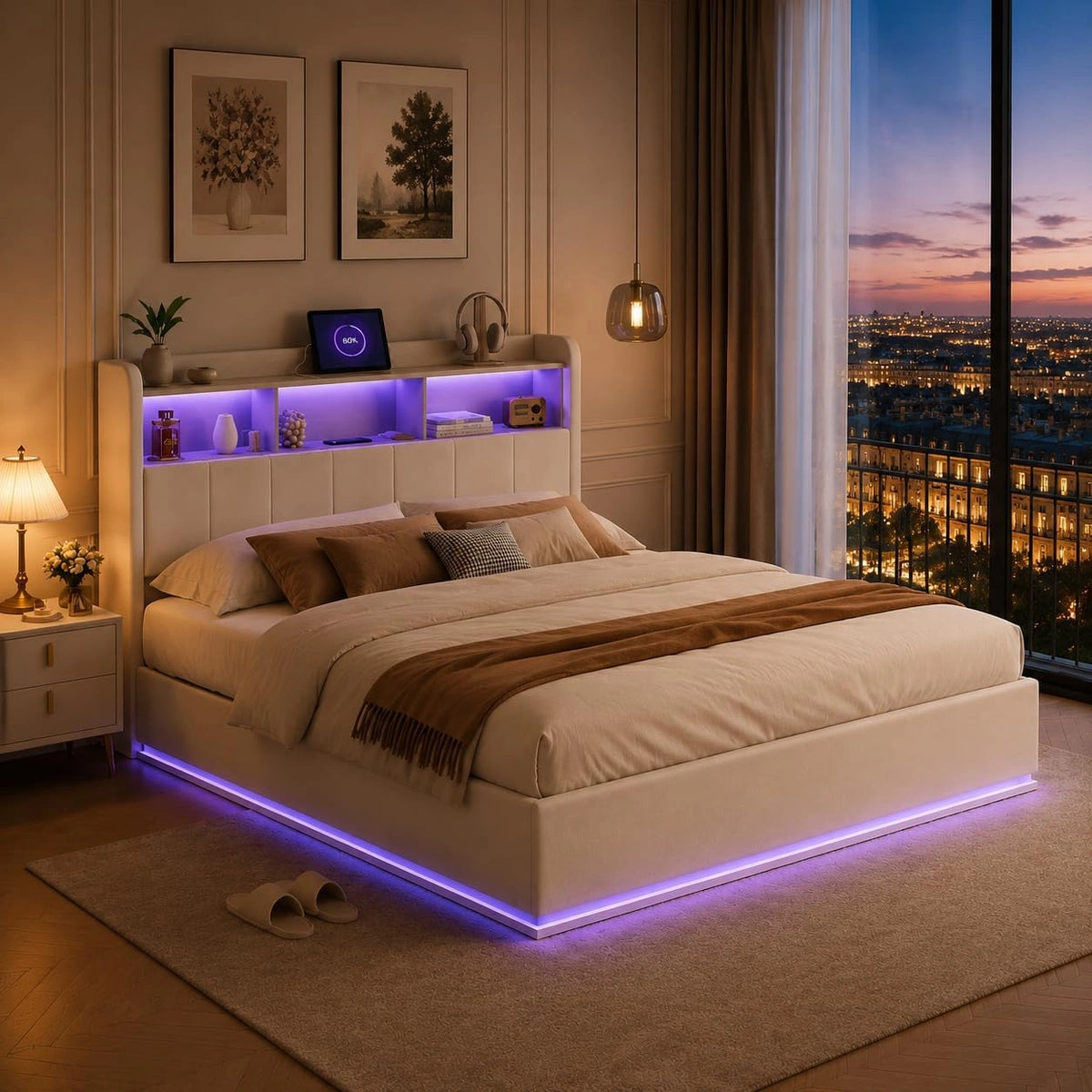 LIVLUX, Letto, a LED