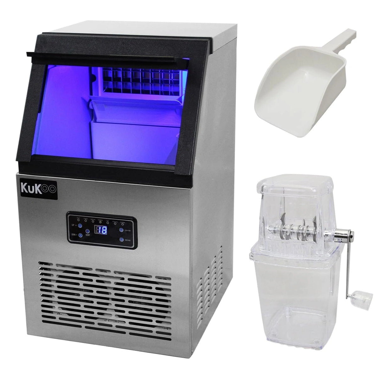 Prodotto per casa e tempo libero, 40kg, con display digitale, a LED, Argento
