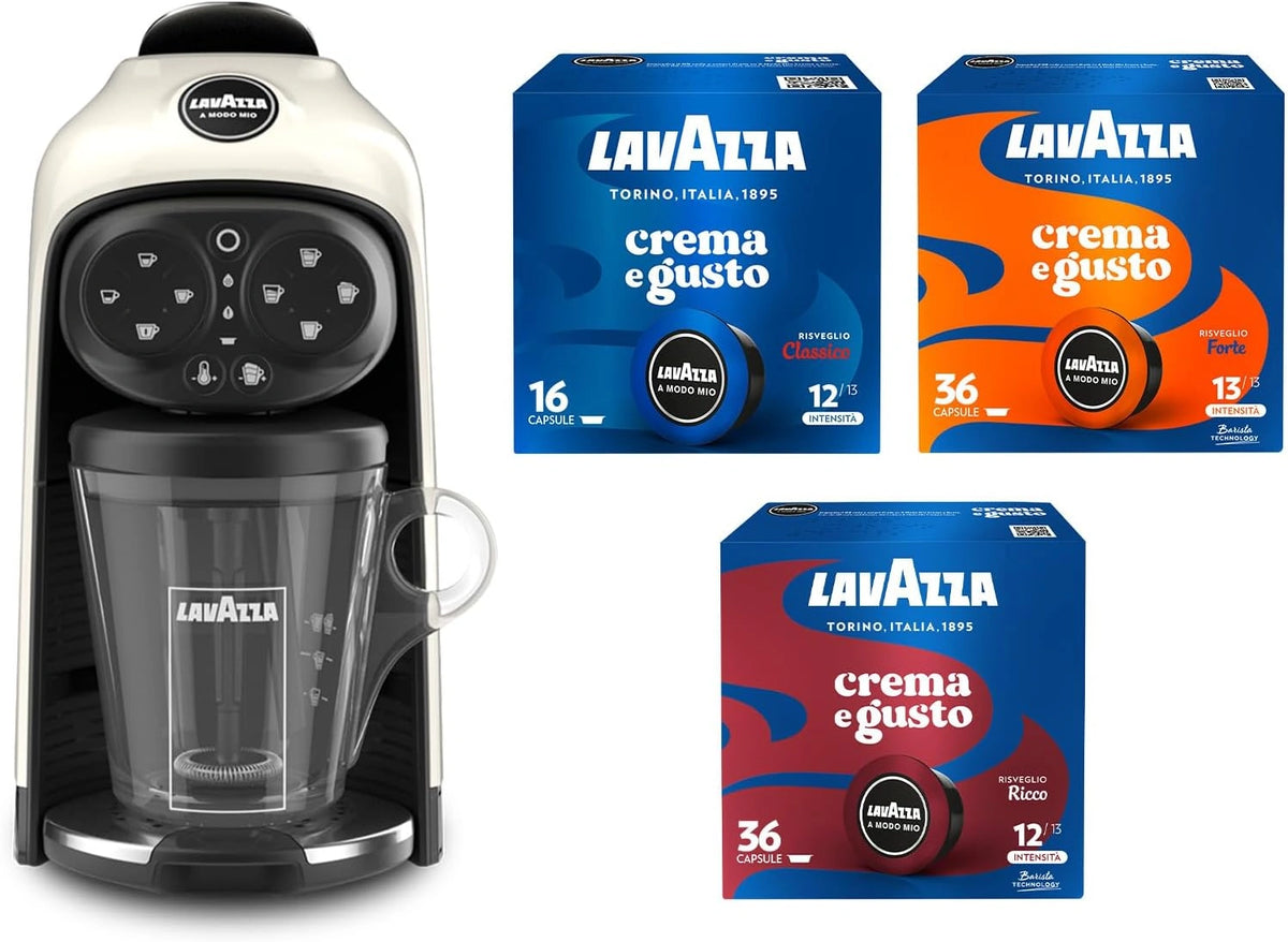 Lavazza, Macchina da caffè, 1500 W, 240 V, 1.1 Litri, Bianco