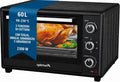 OptimumX, Forno elettrico, 2200W, 60L, Nero