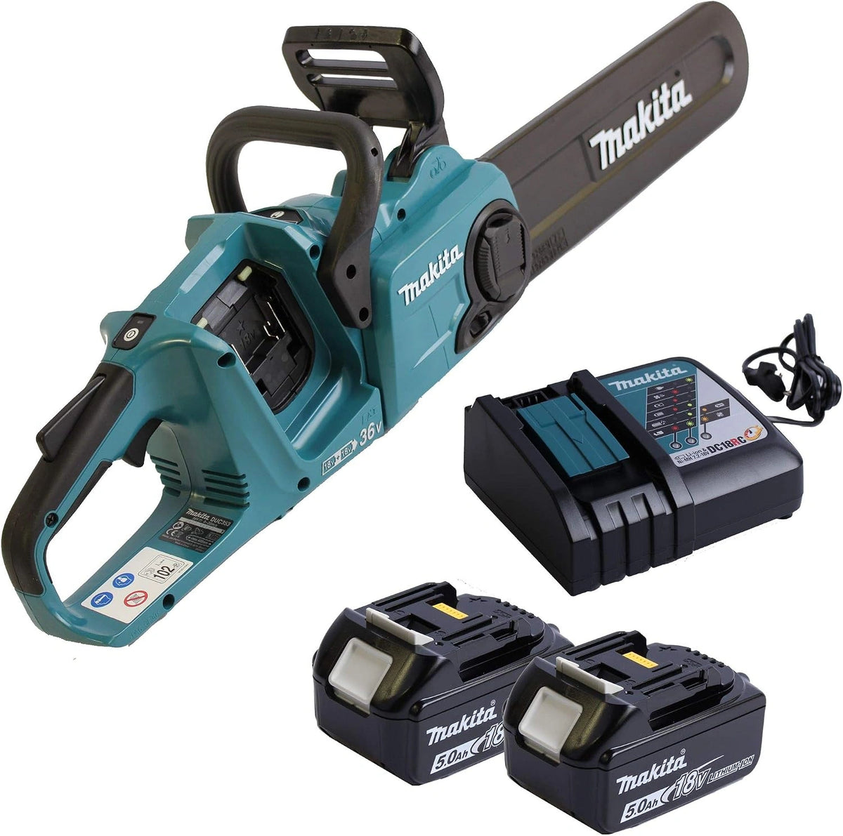 Makita DUC353Z, Batteria ricaricabile, 18 V, 5 Ah, 7,2 V