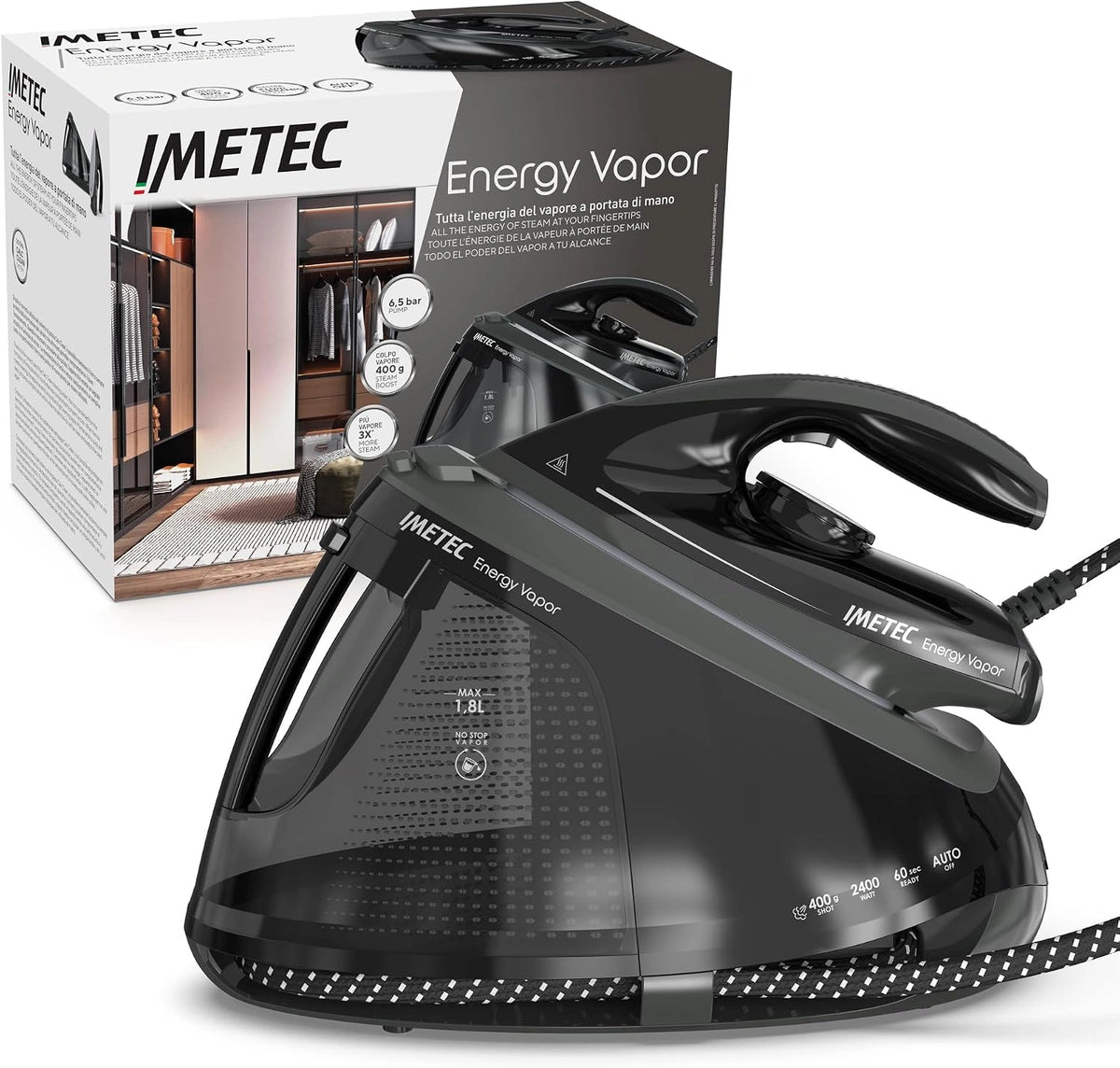 Imetec, Prodotto per casa e tempo libero, 2400W