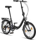 Chillaxx, Bicicletta elettrica, 20 pollici, a LED, pieghevole