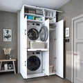 Roomart, Lavatrice, 230 cm, Nero/Bianco