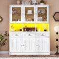 armadio, Armadio, 175 cm, a LED, regolabile, Bianco