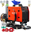 Saldatrice, con tecnologia inverter, multifunzione, Rosso