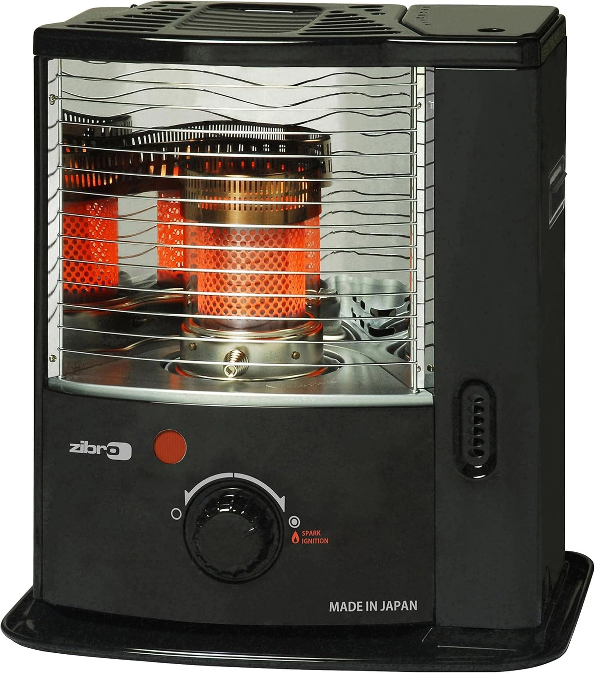 Zibro Rs-22, Riscaldatore elettrico, 2200 W, portatile, Nero
